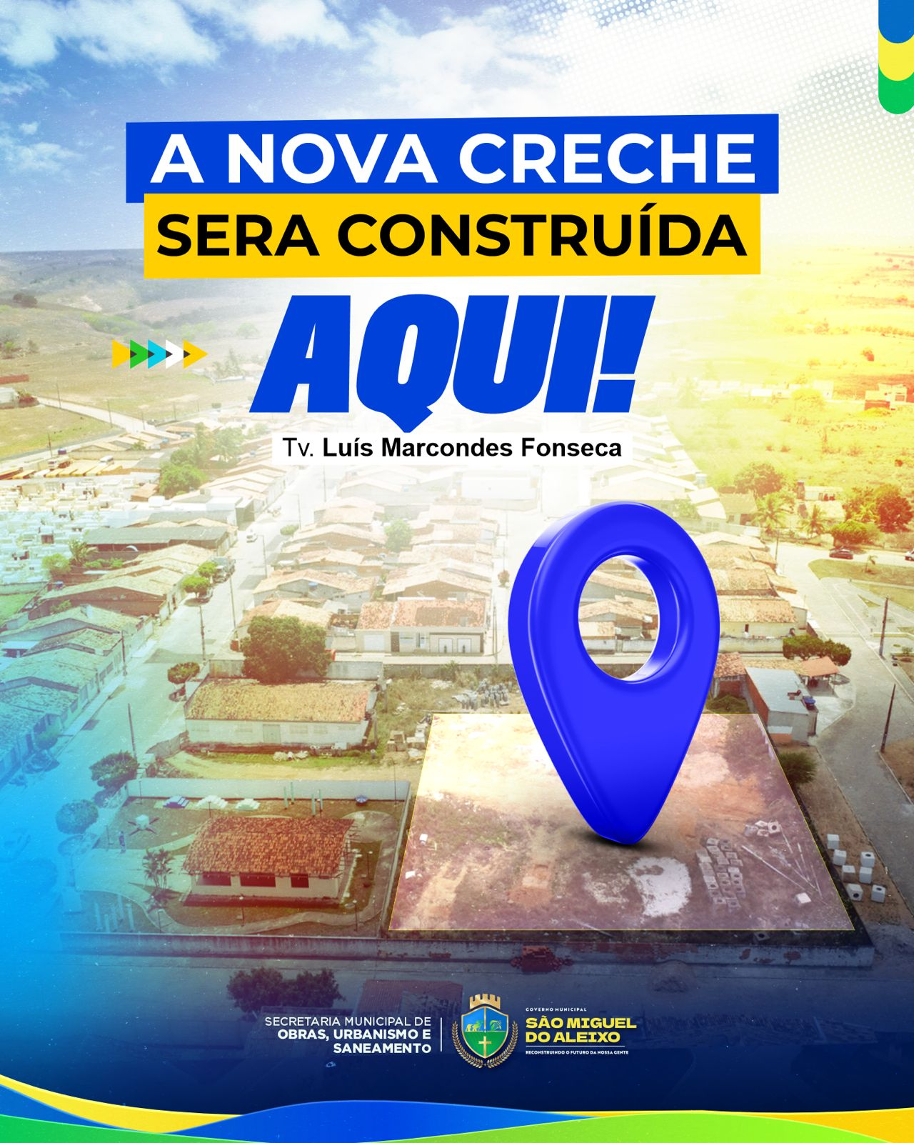 TEM OBRA CHEGANDO.