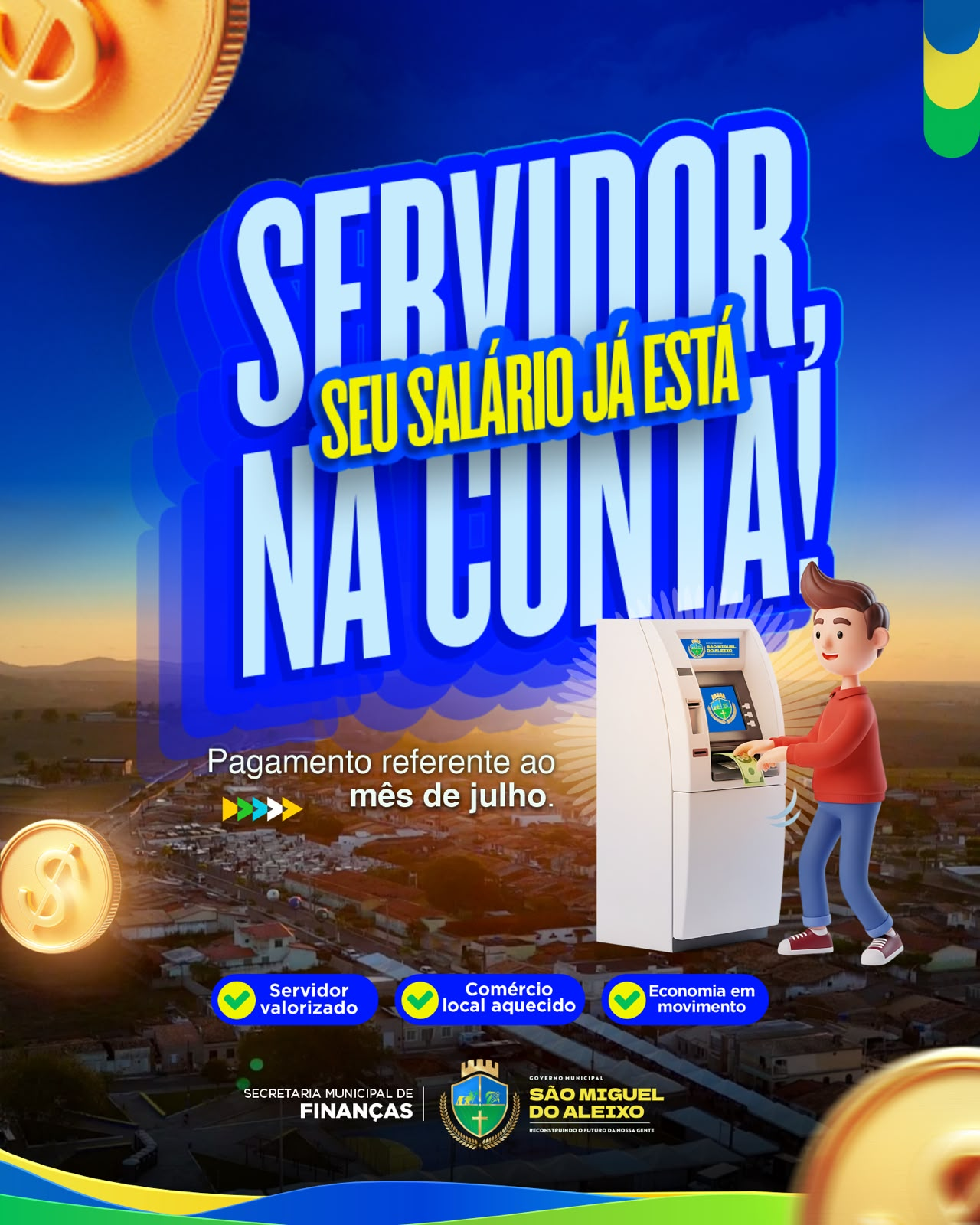 SALÁRIO NA CONTA