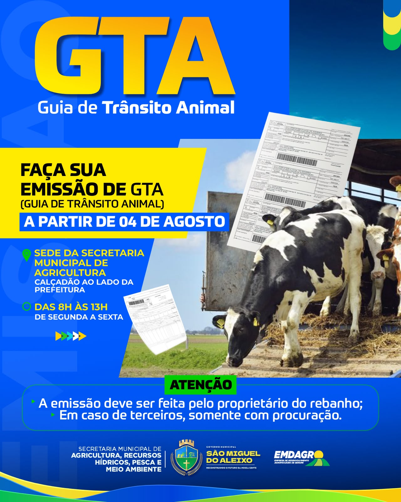 EMISSÃO DE GTA