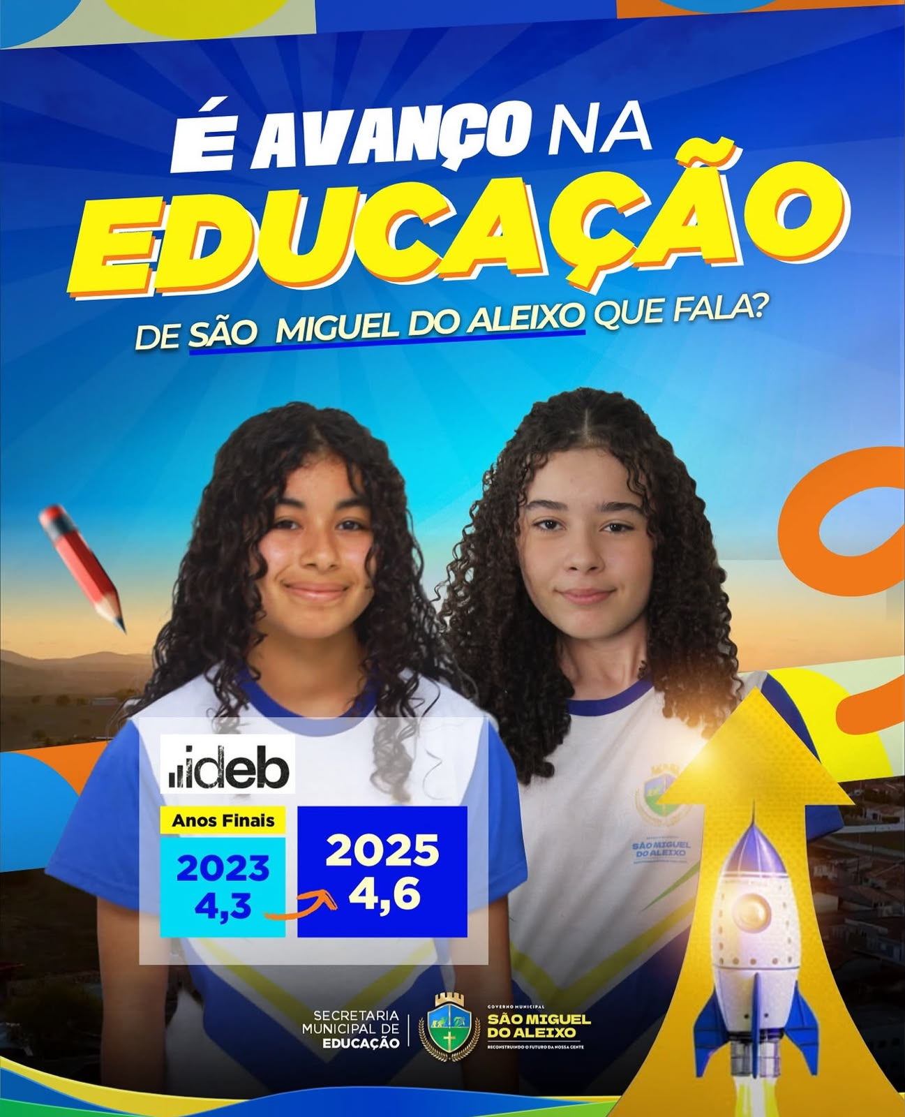 AVANÇO NA EDUCAÇÃO