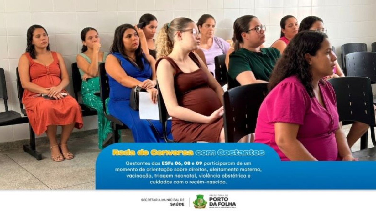 Roda de conversa com gestantes