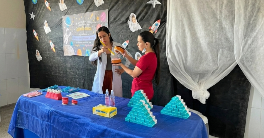 "Escovação Supervisionada" - Ação do Programa Saúde na Escola (PSE)