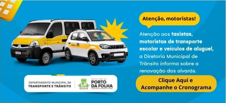 A Diretoria Municipal de Trânsito Informa Sobre a Renovação dos Alvarás