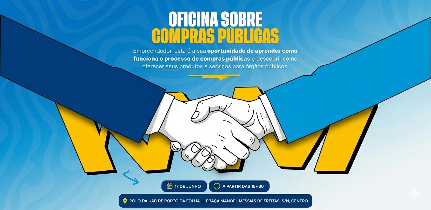 Oficina sobre compras públicas.