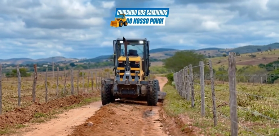 Serviços de manutenção nas estradas vicinais. Mais segurança e mobilidade para a zona rural!