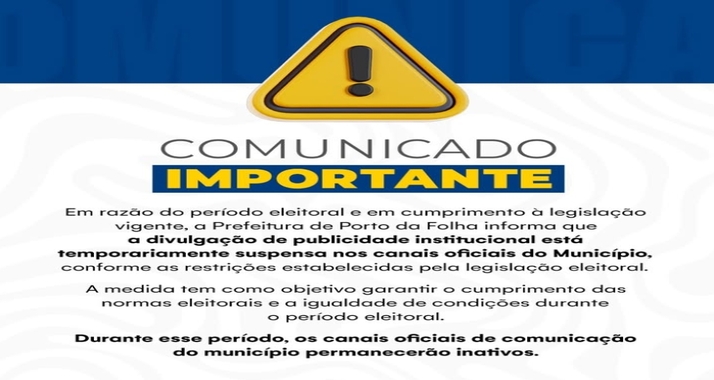 Comunicado importante!