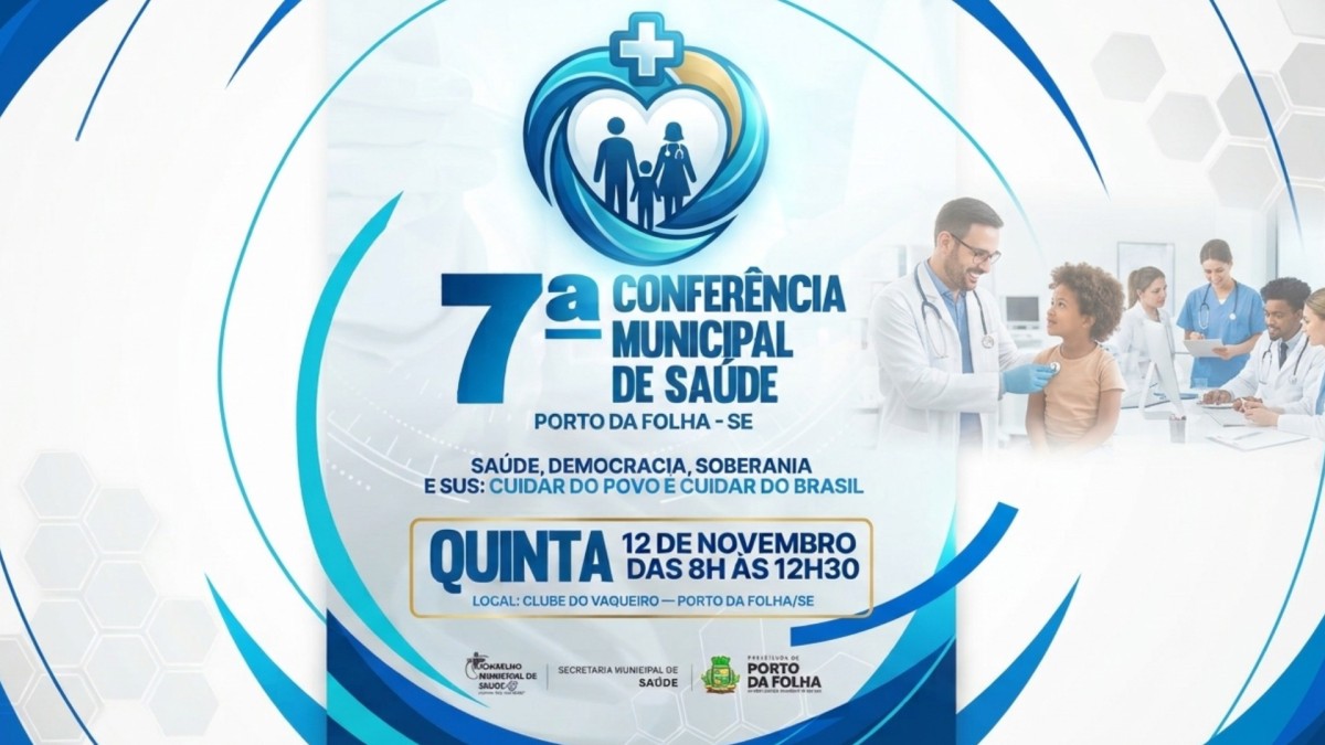 7ª Conferência Municipal de Saúde!