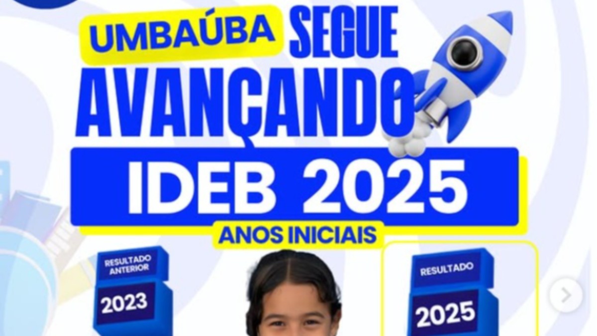 Umbaúba avança na educação e registra crescimento no IDEB 2025