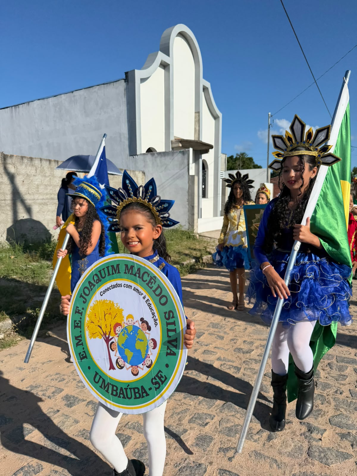 Escola Municipal de Ensino Fundamental Joaquim Macêdo Silva realiza desfile cívico no povoado Guararema