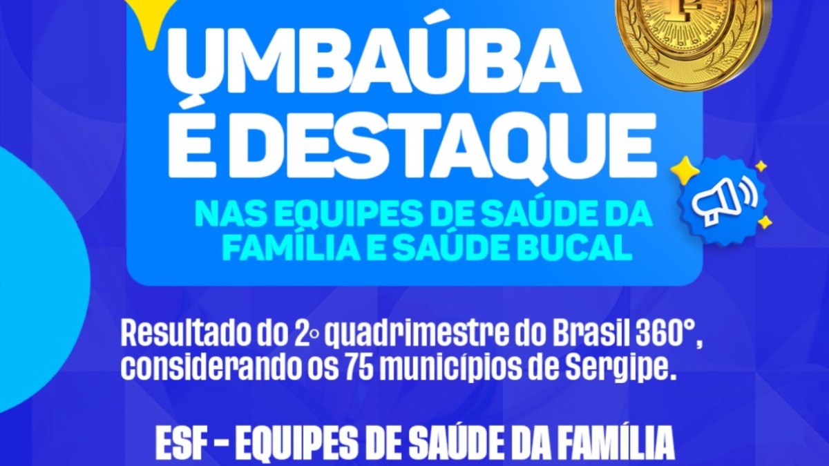 Umbaúba se destaca na saúde pública e conquista posições de destaque em Sergipe