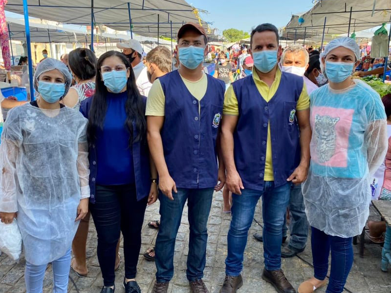 Vigilância Sanitária Municipal realiza fiscalização na feira livre