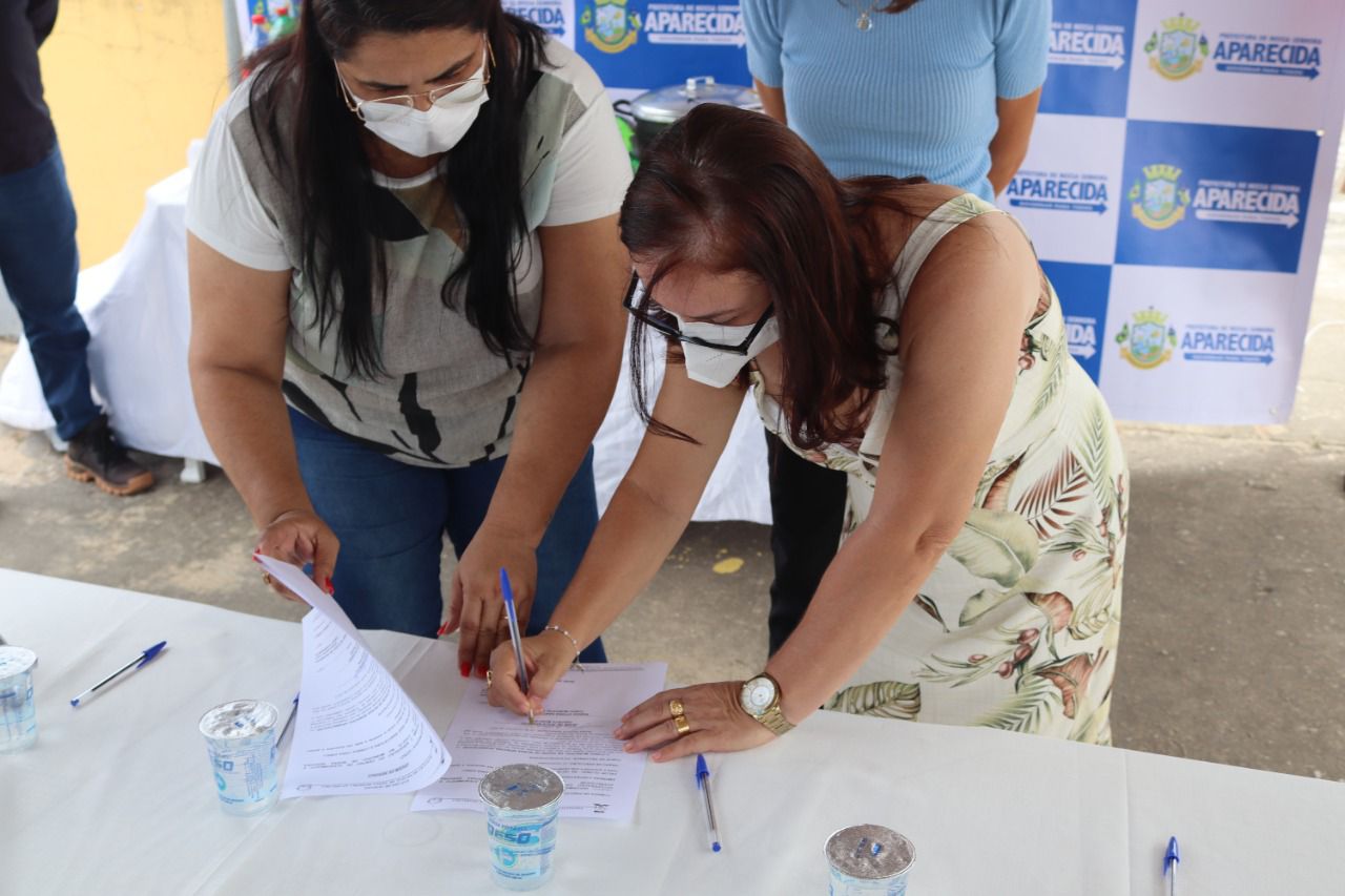 Prefeitura de Nossa Senhora Aparecida assina ordem de serviço para centro de recuperação de acometidos pela COVID 19