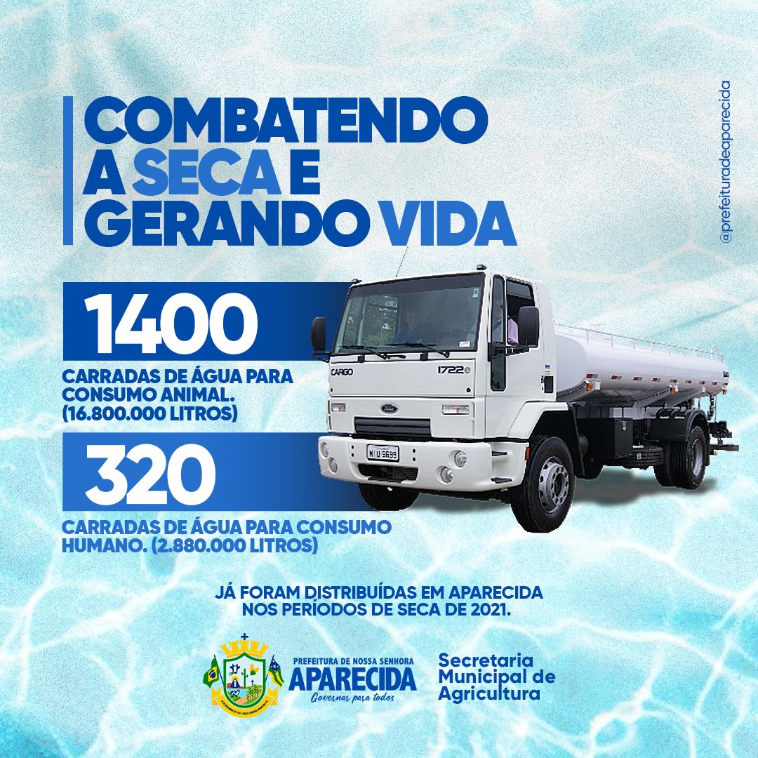 Nossa cidade vem sendo referência no combate a seca