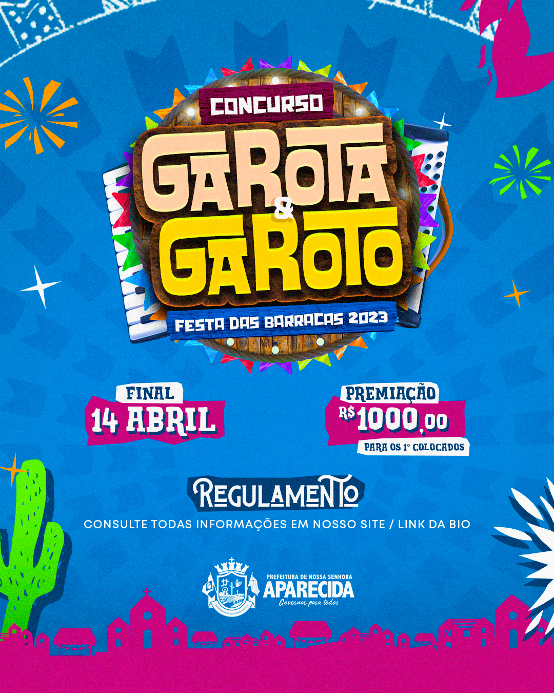 Regulamento do Concurso Garota e Garoto Festa das Barracas 2023