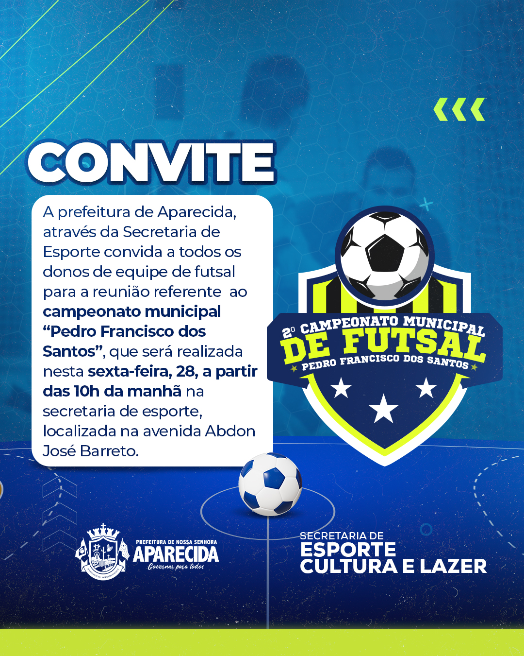 Reunião com os times para o 2ª Campeonato Municipal