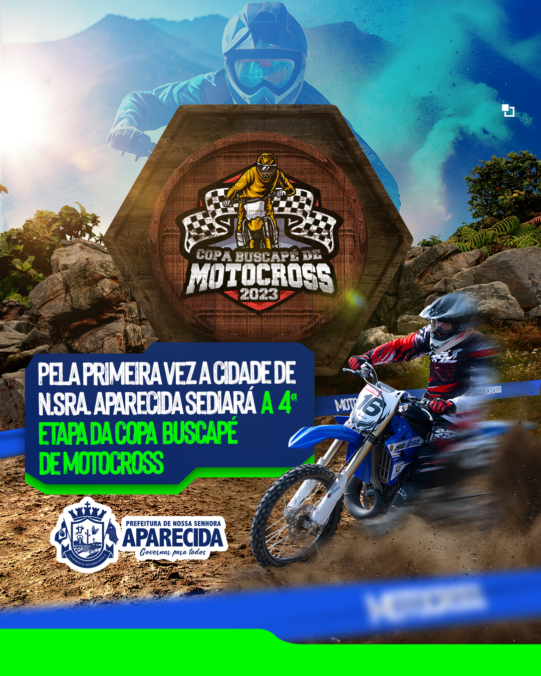Aparecida vai sediar a 4ª etapa da Copa Buscapé de Motocross