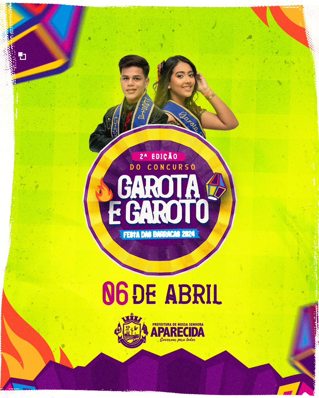 Regulamento do Concurso Garota e Garoto Festa das Barracas 2024 - 2º Edição
