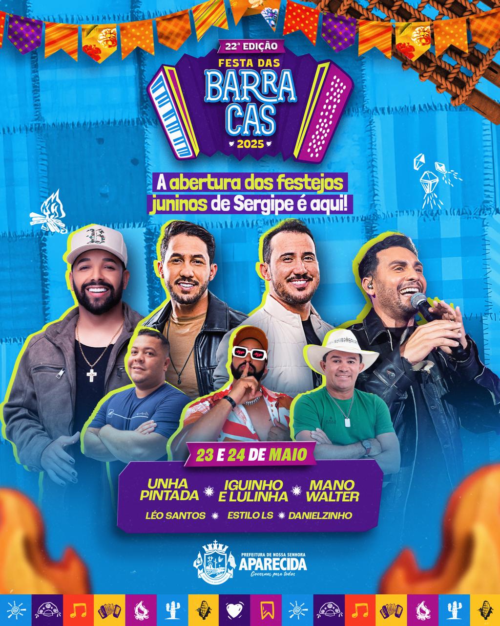 Programação da 22ª edição da Festa das Barracas