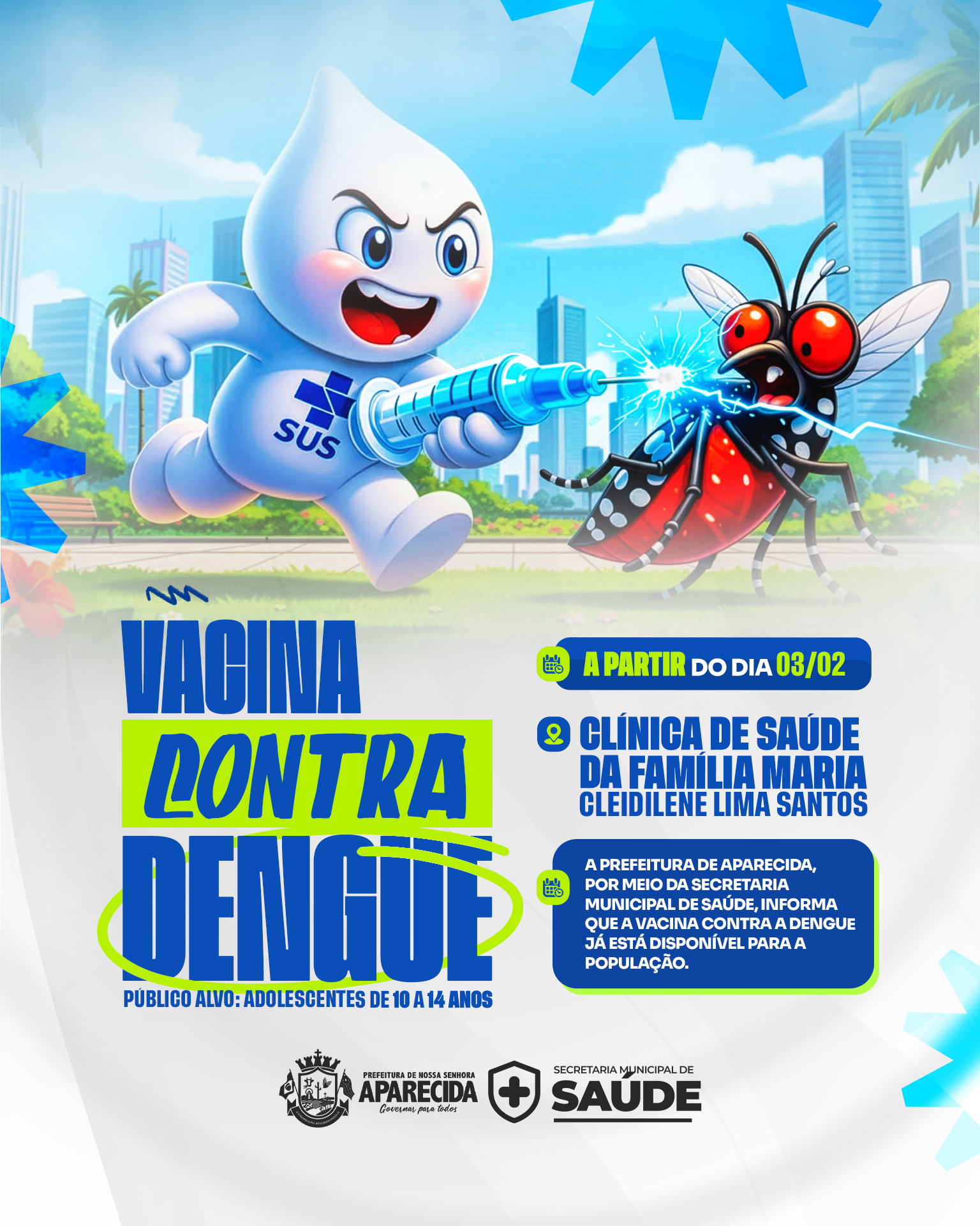 Vacinação contra dengue