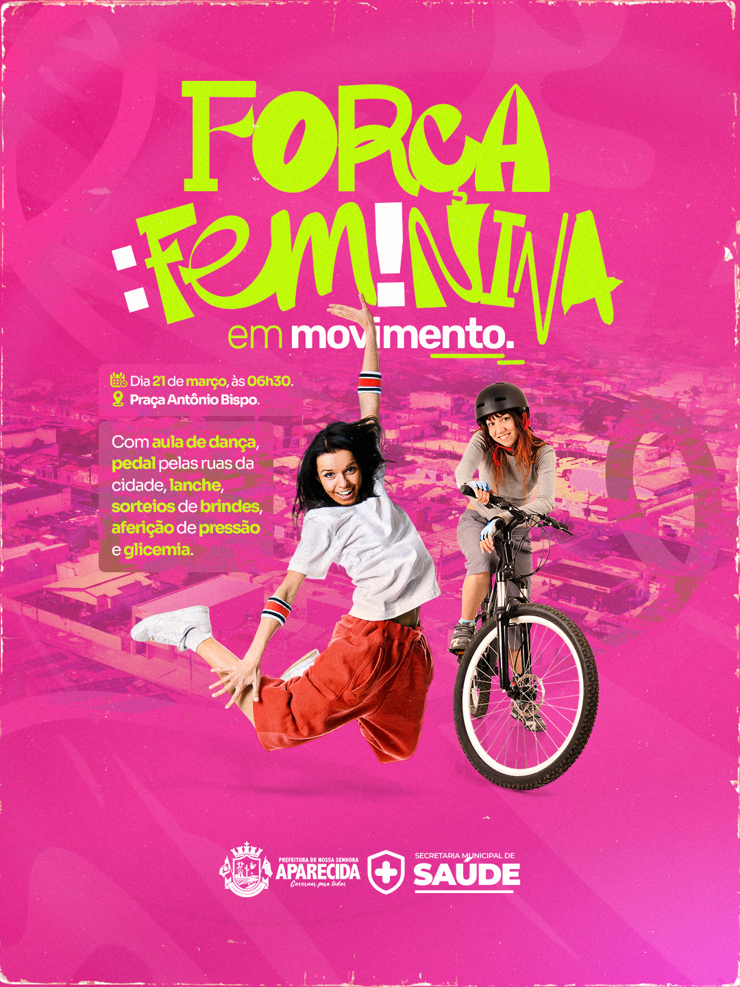 Prefeitura promove Evento “Força Feminina em movimento” em alusão ao mês da Mulher