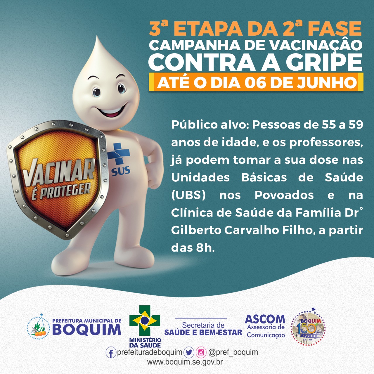 3ª Etapa da 2ª Fase da Campanha de Vacinação contra a Gripe
