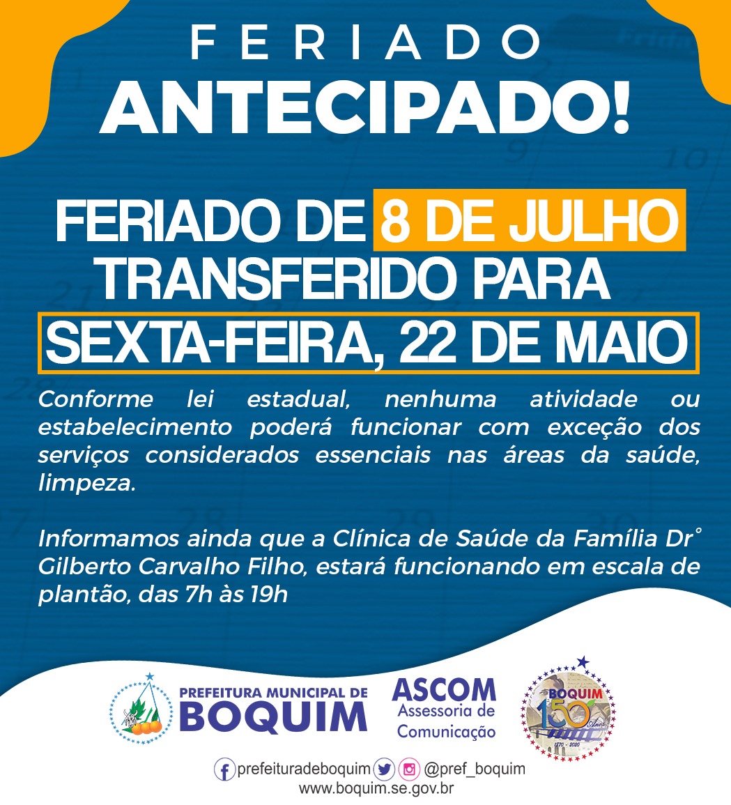 Feriado Antecipado