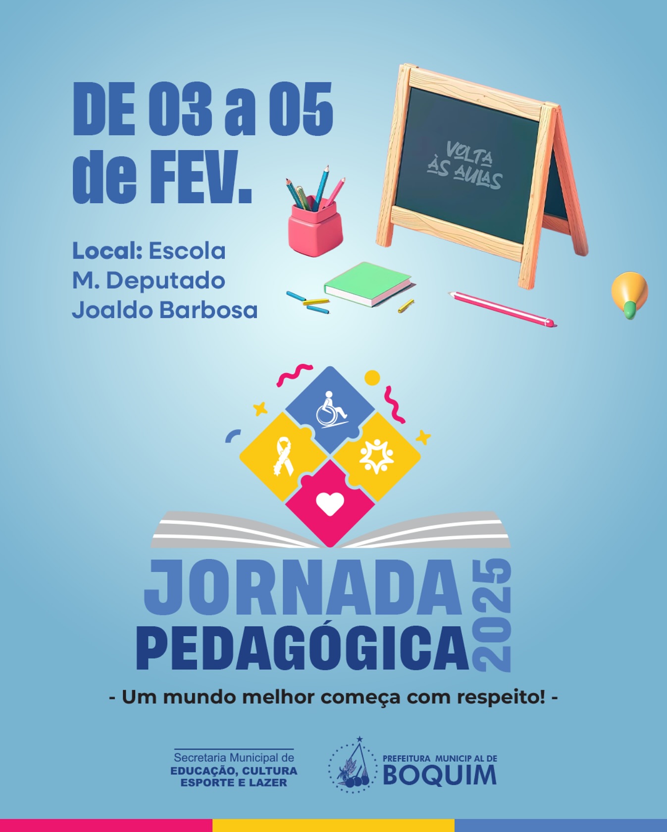 A semana da Jornada Pedagógica está chegando!