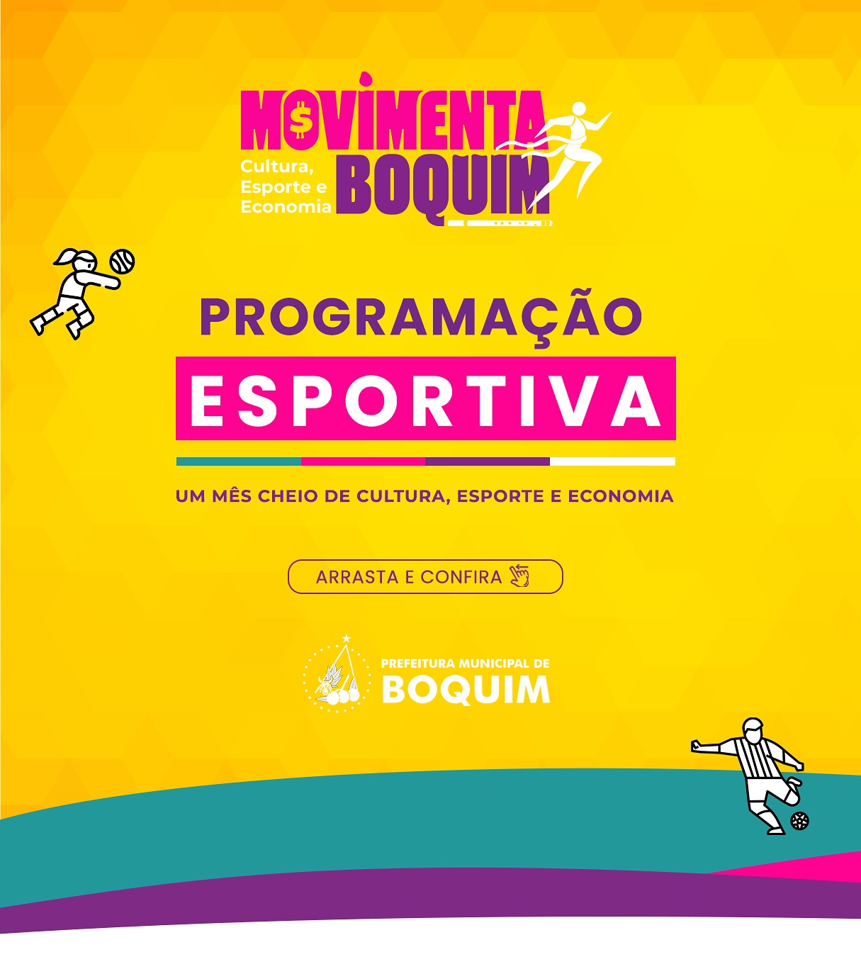 O esporte estará presente no Movimenta Boquim!
