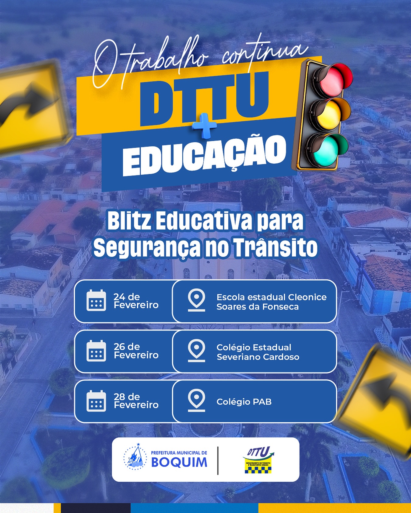 Prefeitura de Boquim Realiza Blitz Educativa para Conscientização sobre Trânsito Seguro nas Escolas
