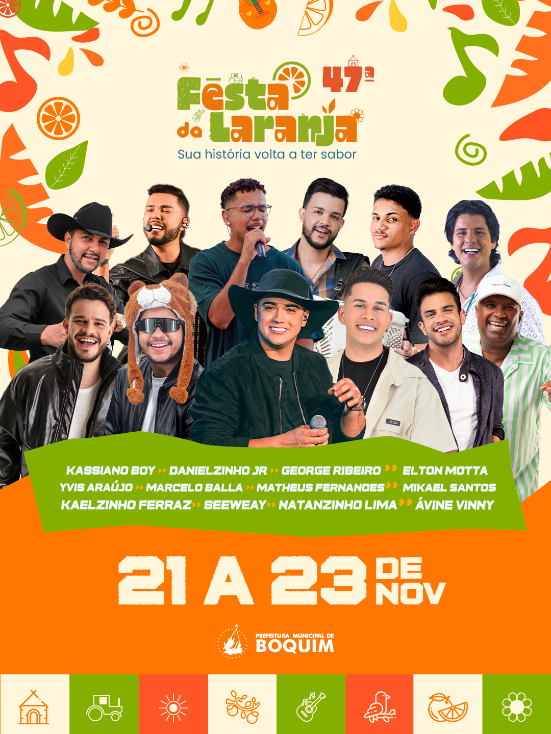 É oficial: Festa da Laranja está de volta com data e programação confirmadas