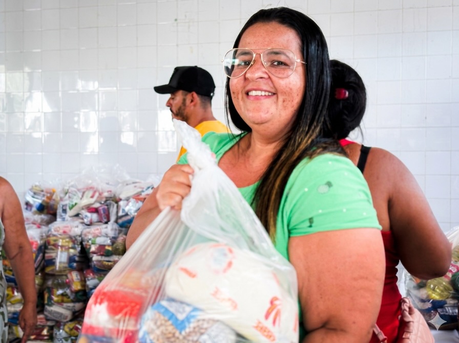 SEGURANÇA ALIMENTAR: PROGRAMA MESA CHEIA BENEFICIA 70 FAMÍLIAS VULNERÁVEIS EM BOQUIM