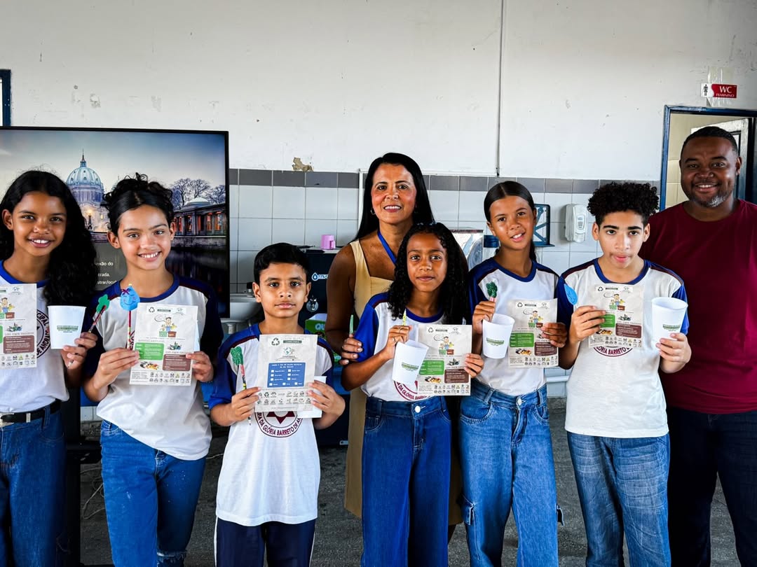 SECRETARIA DE MEIO AMBIENTE REALIZA PALESTRA NA ESCOLA MARIA DA GLÓRIA