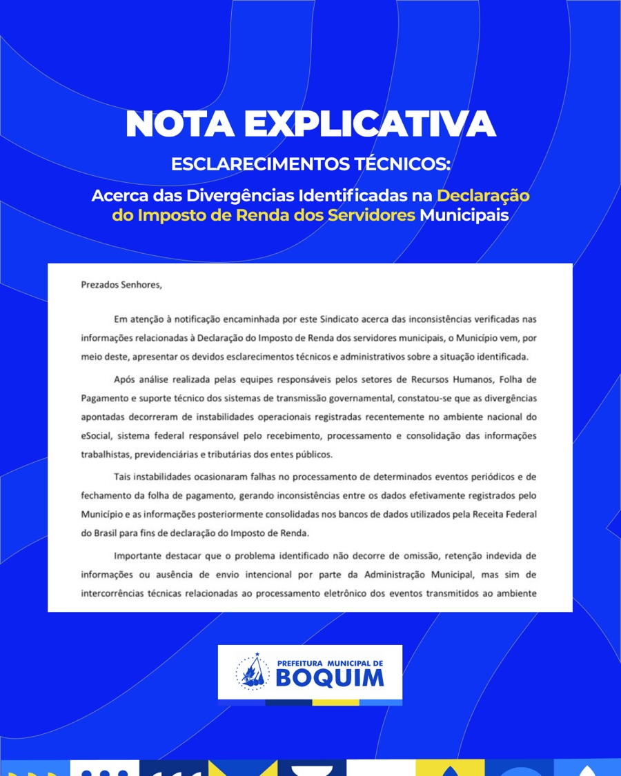 NOTA EXPLICATIVA
