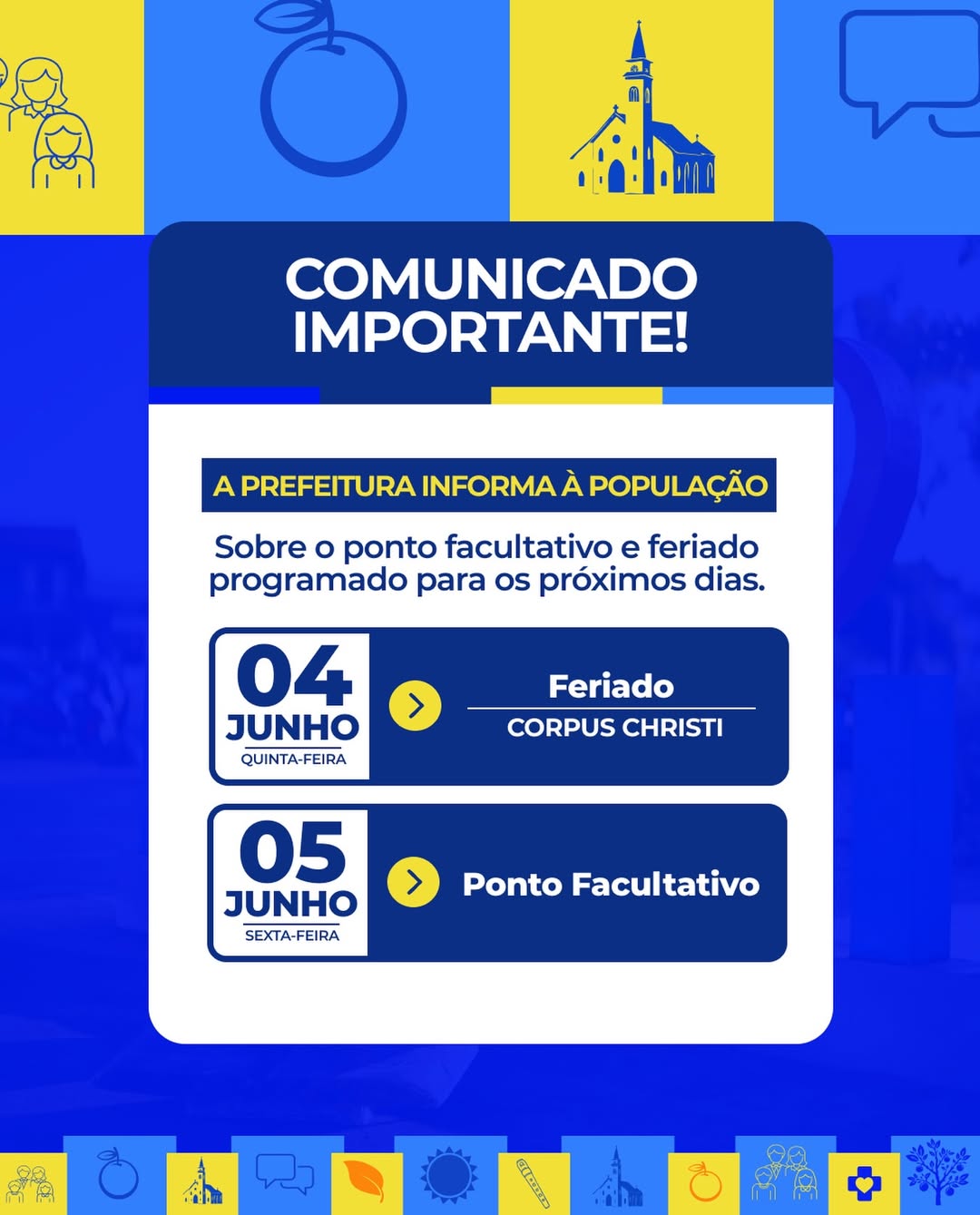 COMUNICADO OFICIAL