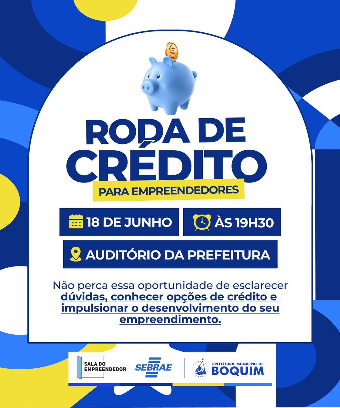 Oportunidade de crédito para empreendedores em Boquim