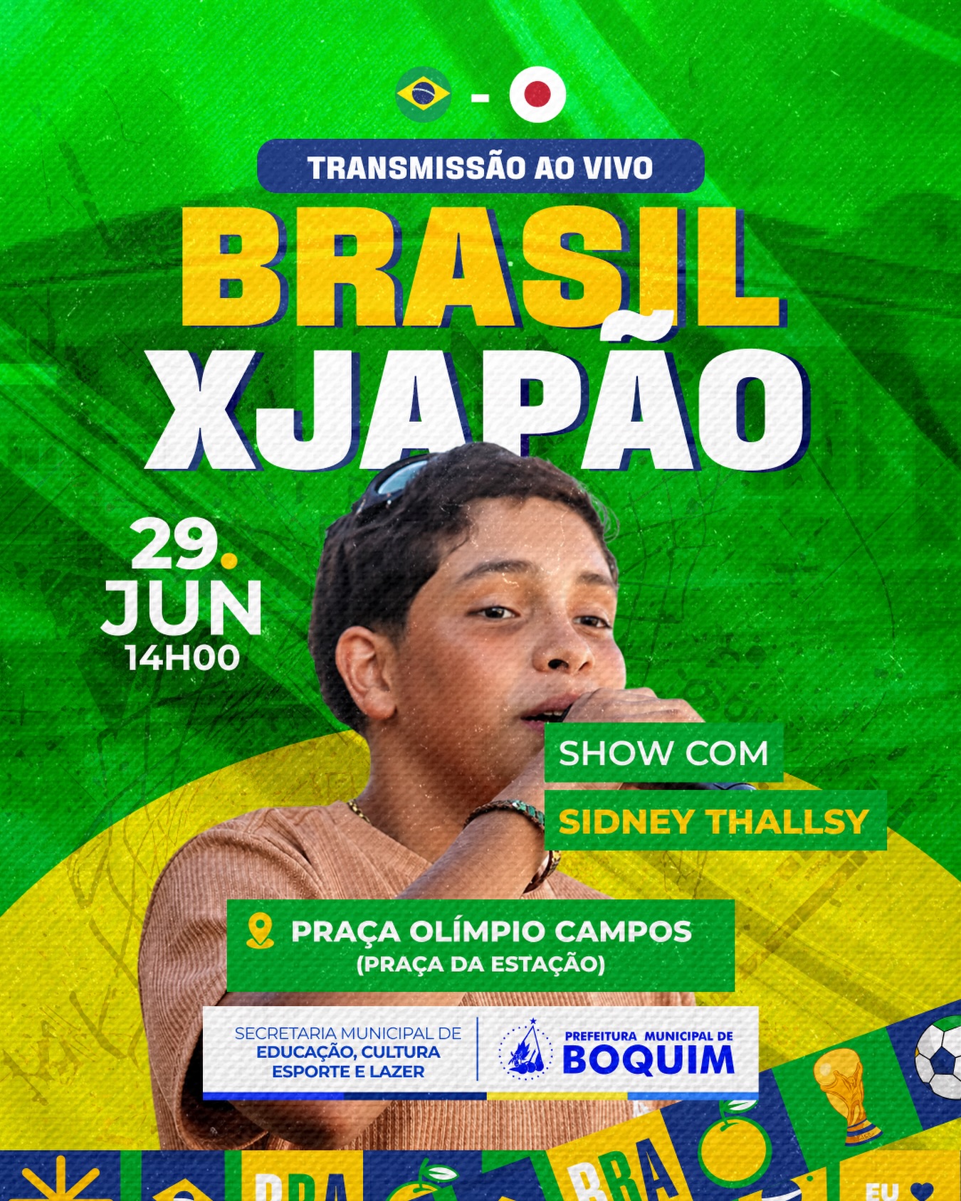 Bola rolando e a torcida de Boquim no mesmo lugar