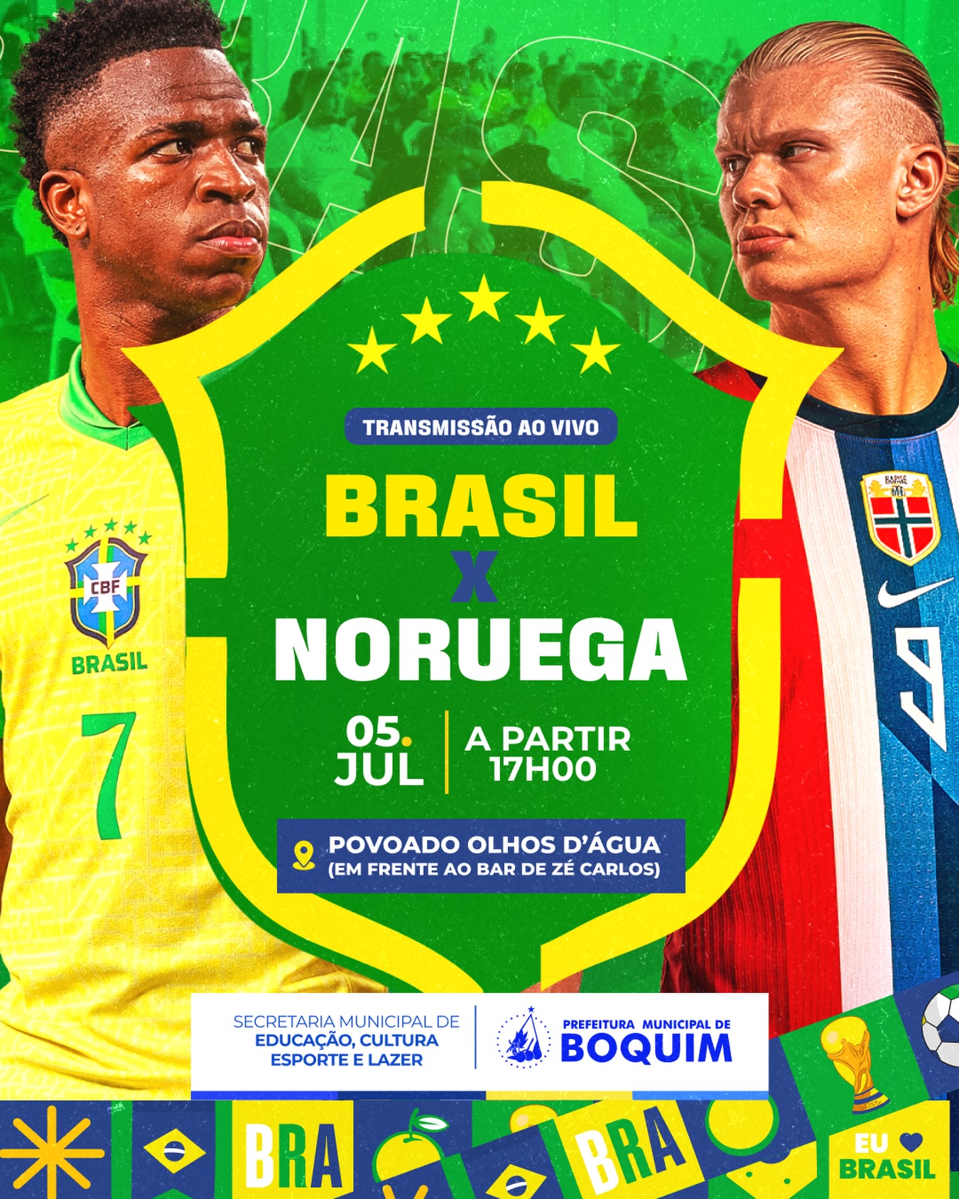 A festa do Brasil agora chega no Povoado Olhos D'Água