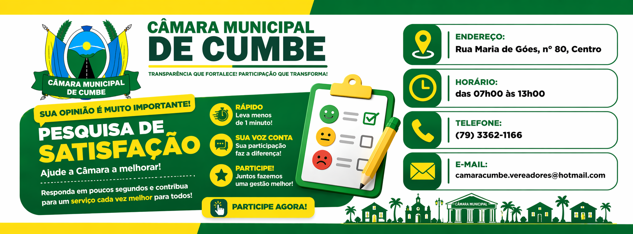 CONTRIBUA PARA UMA GESTÃO MAIS EFICIENTE