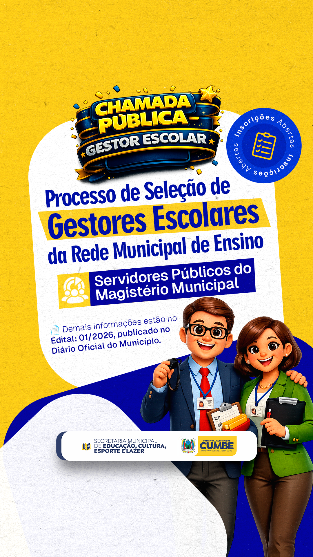 CHAMA PÚBLICA - GESTOR ESCOLAR