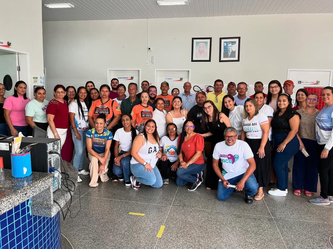Prefeito e Vice-prefeito realizam reunião com Servidores da Saúde Municipal