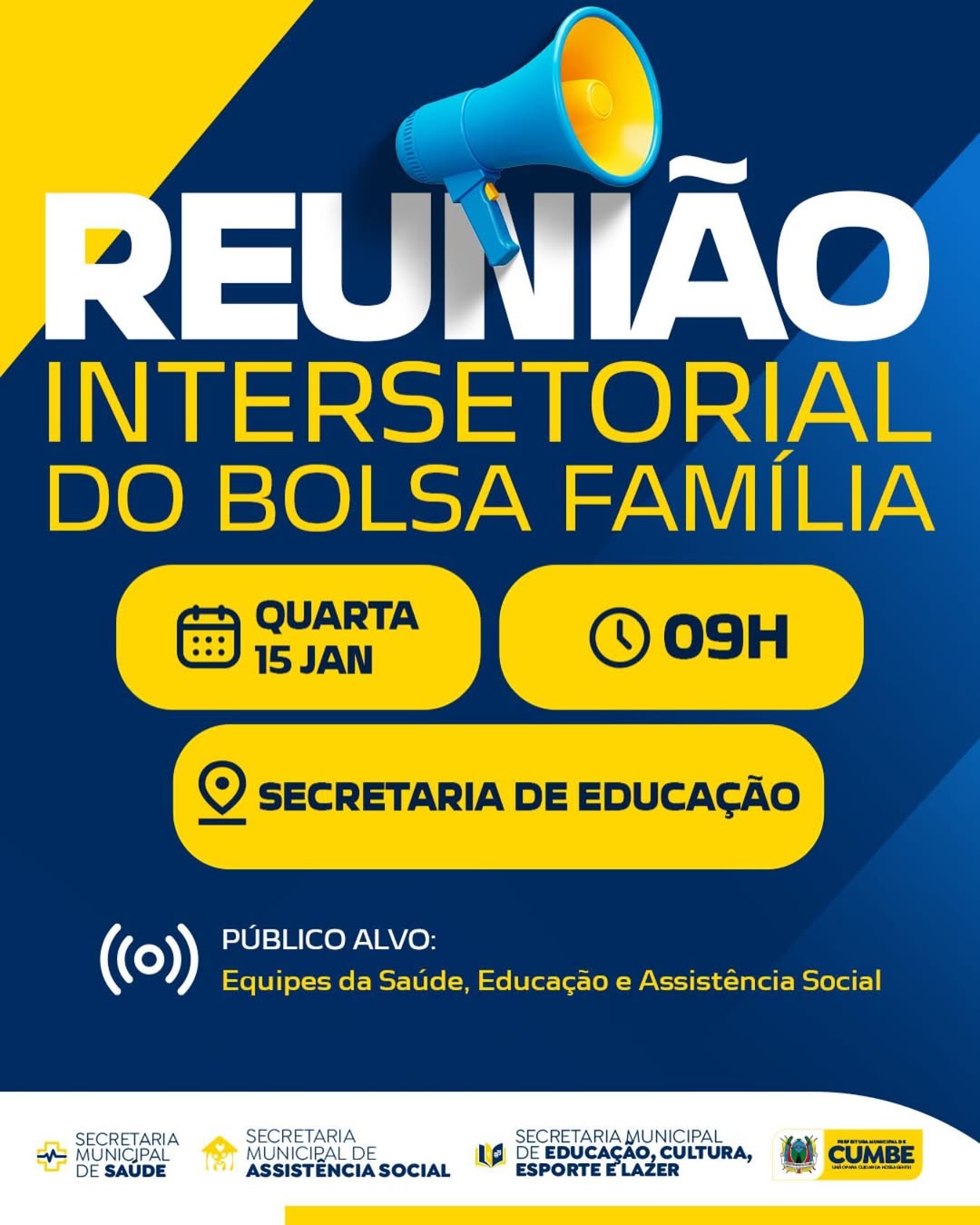 Reunião Intersetorial do Bolsa Família