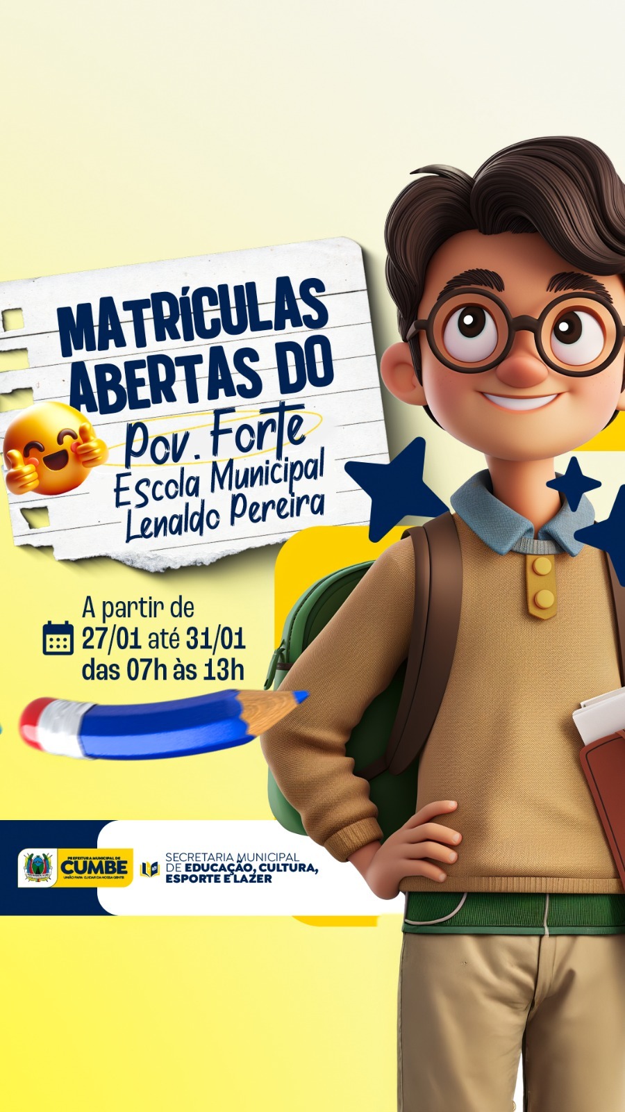 Matrículas Abertas do Pov. Forte