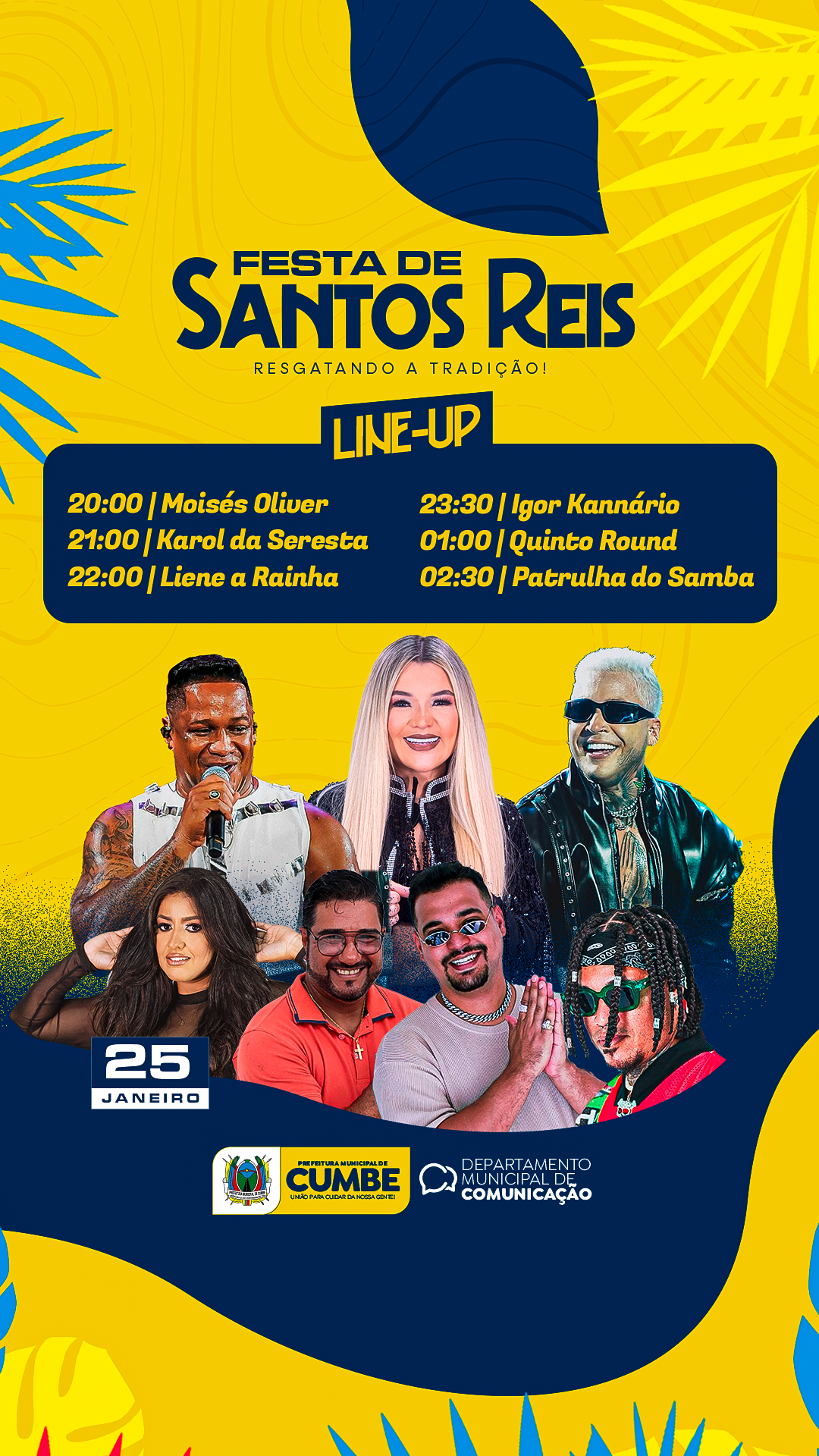 Line-up Festa de Santos Reis
