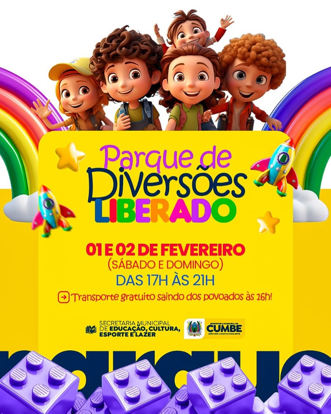 PARQUE DE DIVERSÕES LIBERADO