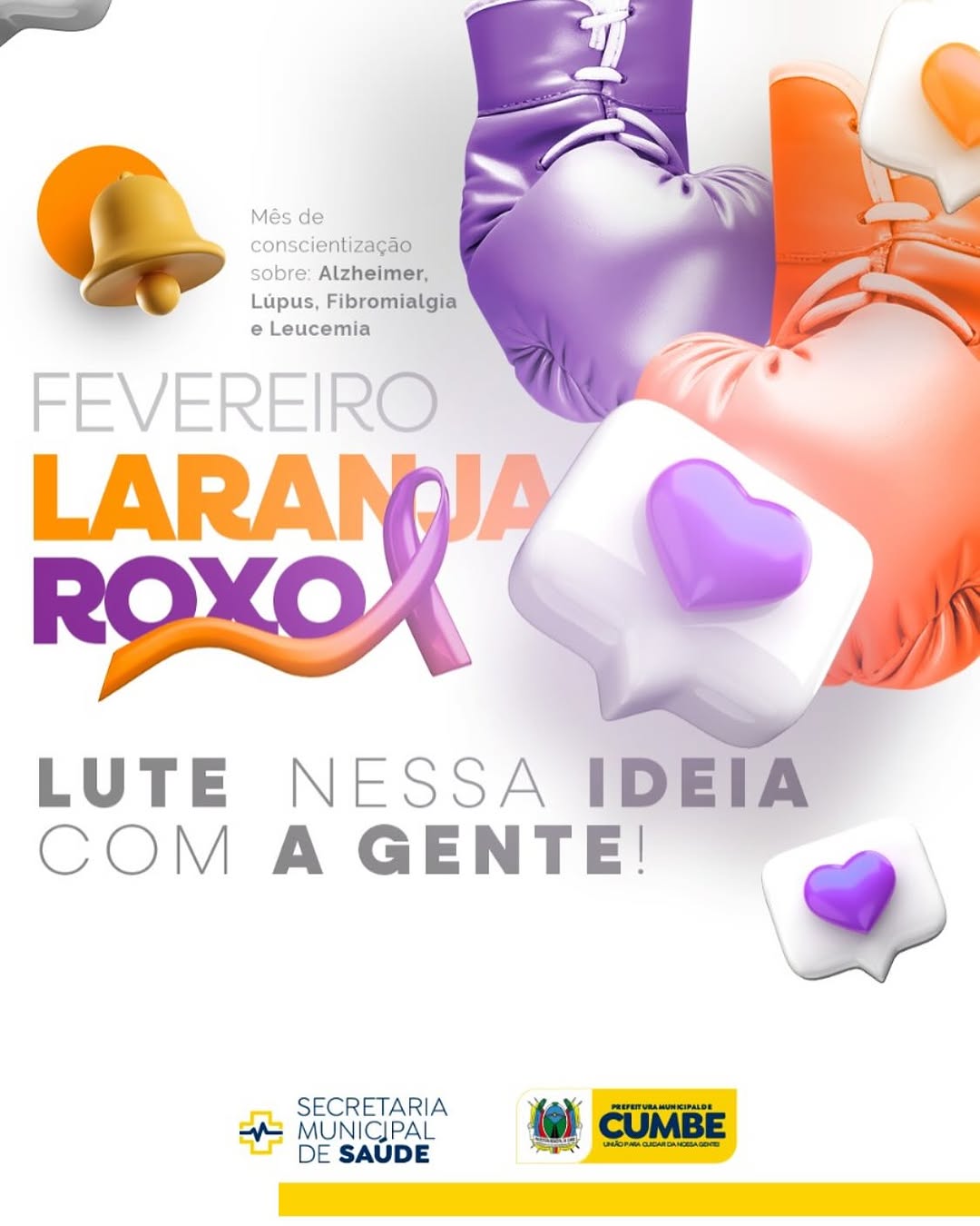 FEVEREIRO LARANJA & ROXO