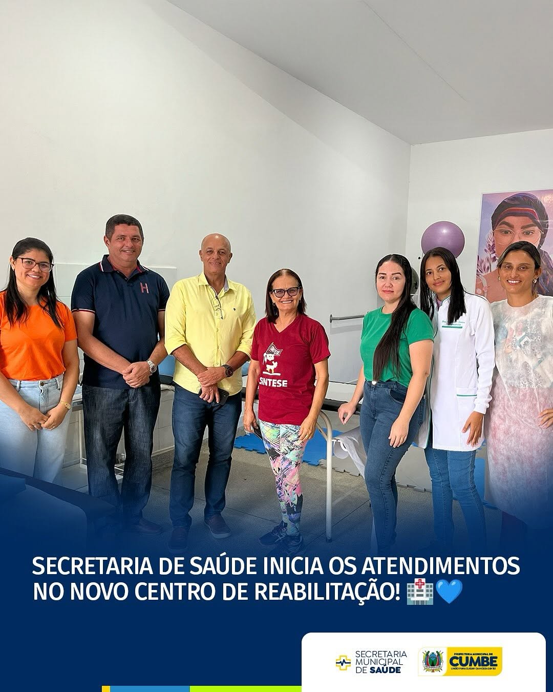 SECRETARIA DE SAÚDE INICIA OS ATENDIMENTOS NO NOVO CENTRO DE REABILITAÇÃO