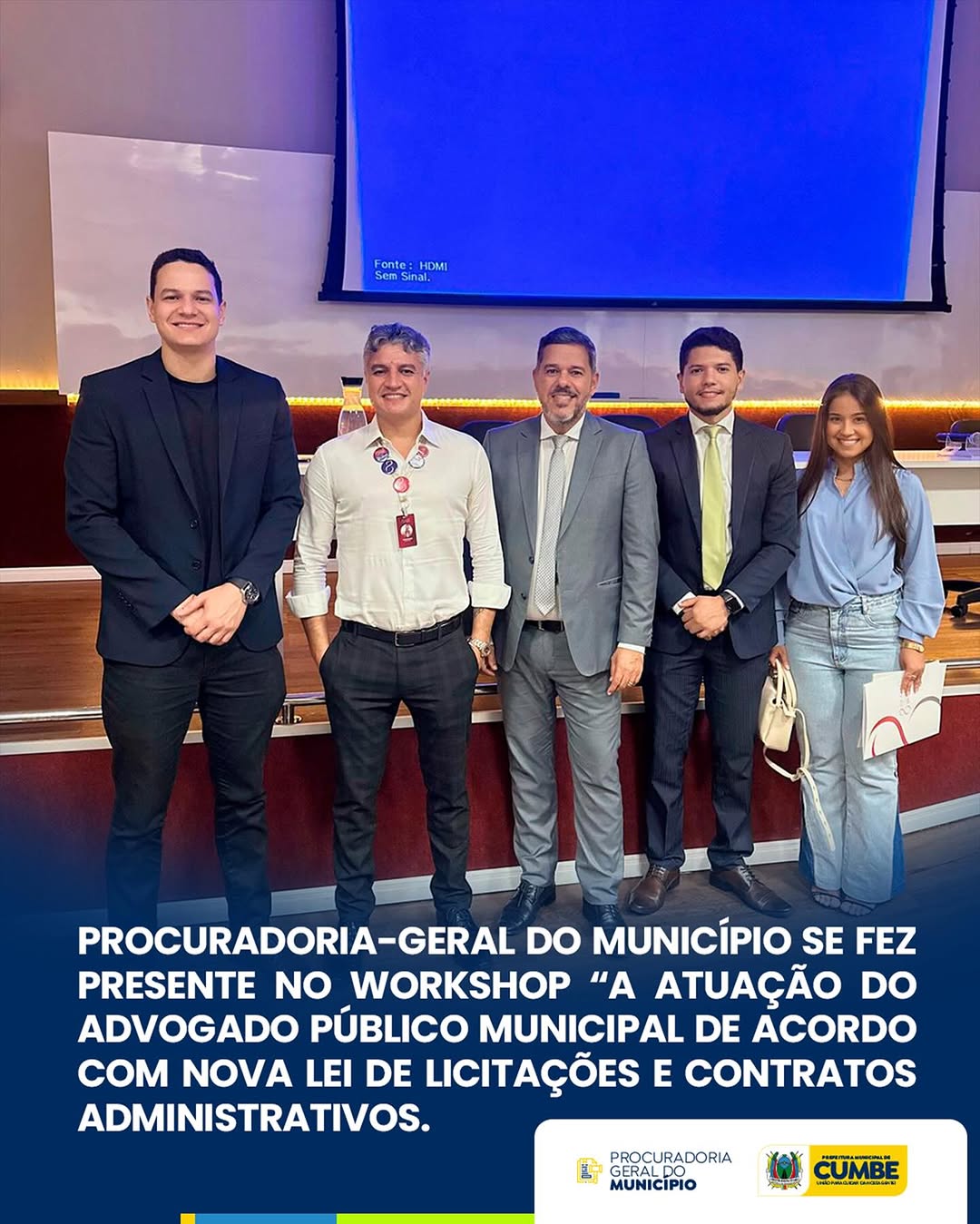 PROCURADORIA-GERAL DO MUNICIPIO SE FEZ PRESENTE EM WORKSHOP
