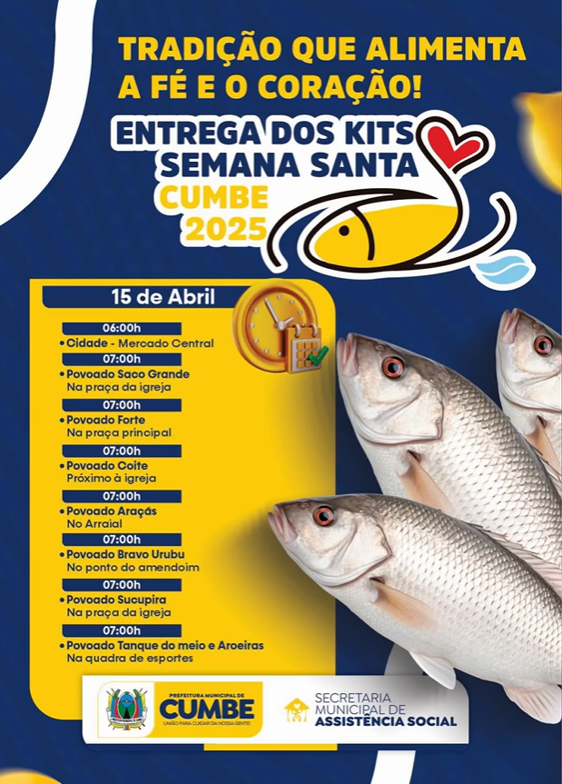 ENTREGA DO KIT PEIXE SEMANA SANTA