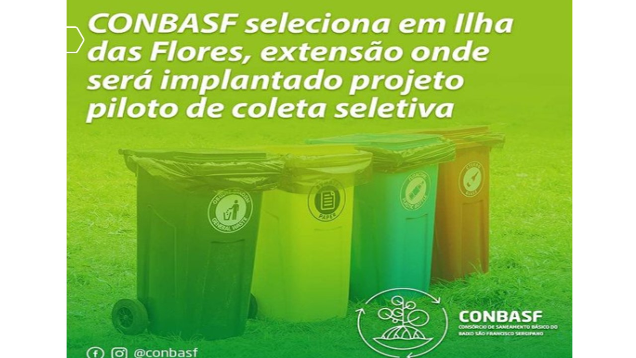 Técnicos do CONBASF analisam possibilidade de implantação de Projeto Piloto para a Coleta Seletiva em Ilha das Flores