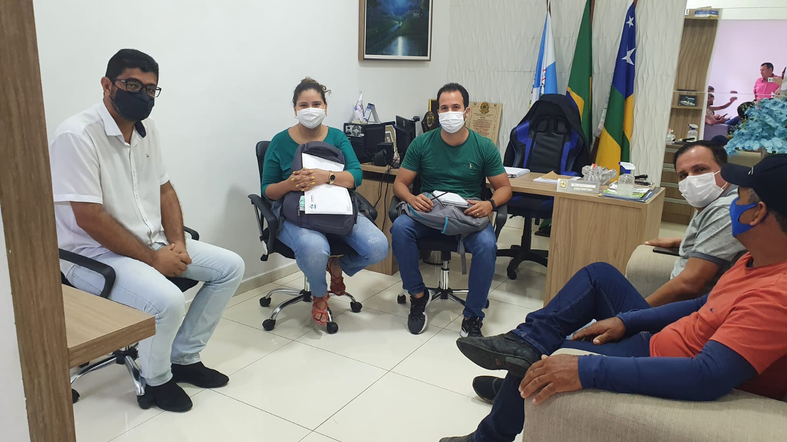 Técnicos do CONBASF participam de reunião de planejamento de coleta pública no município de Monte Alegre